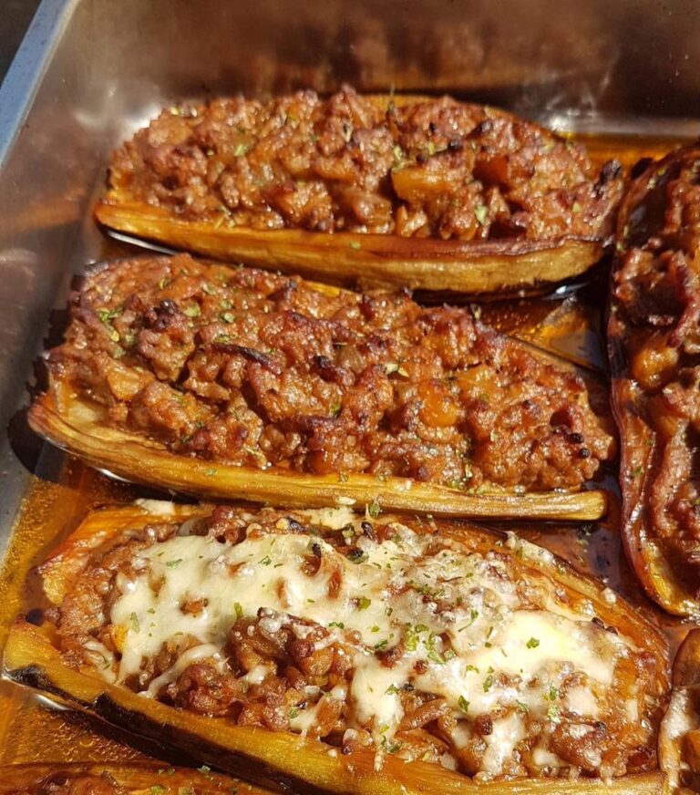Papoutsakia aubergines farcies Papoutsakia aubergines farcies