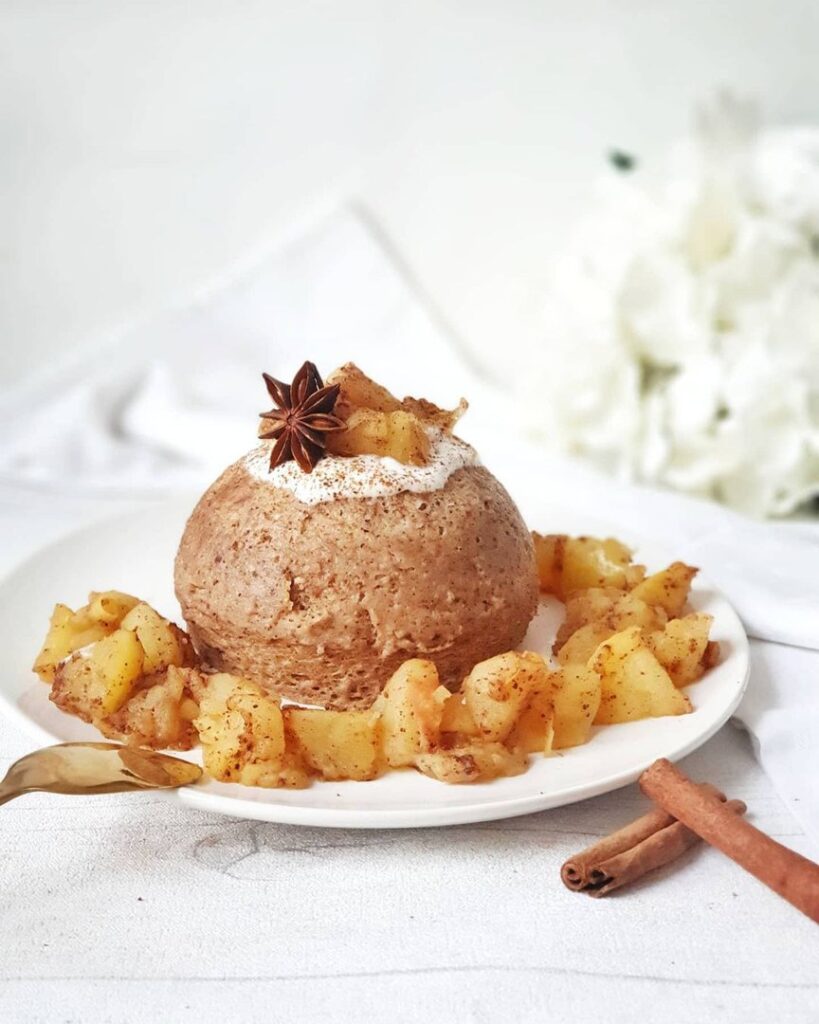 Bowlcake au pain d&rsquo;épice – pommes fondantes