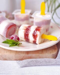 Glaces aux petits-suisses – confiture Glaces aux petits-suisses – confiture