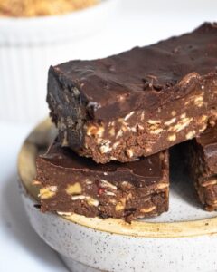Bar chocolat aux flocons d&rsquo;avoine et noix de cajou
