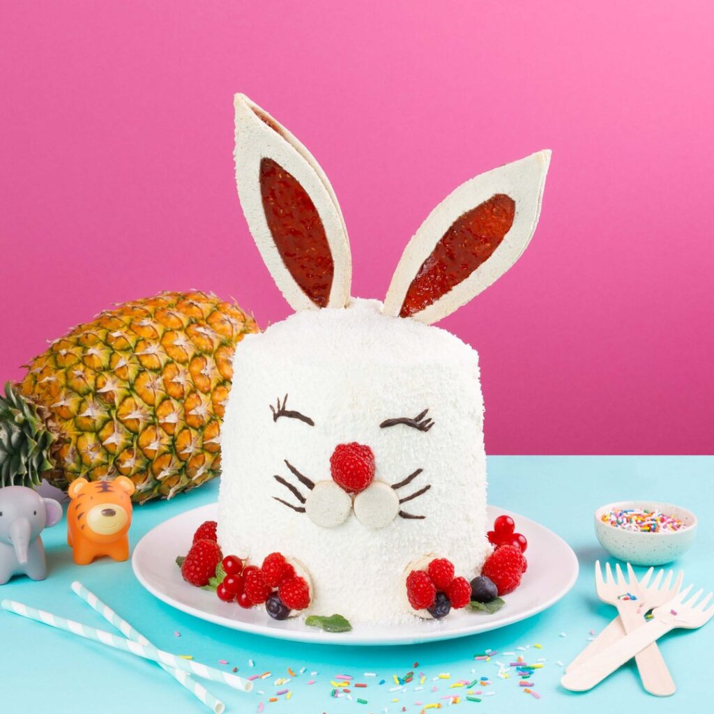 Torta de frutas do coelho