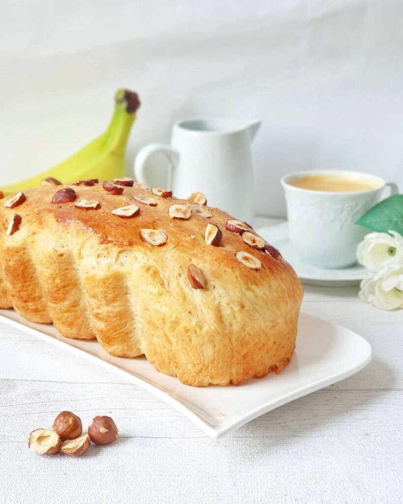 Brioche banane – noisettes