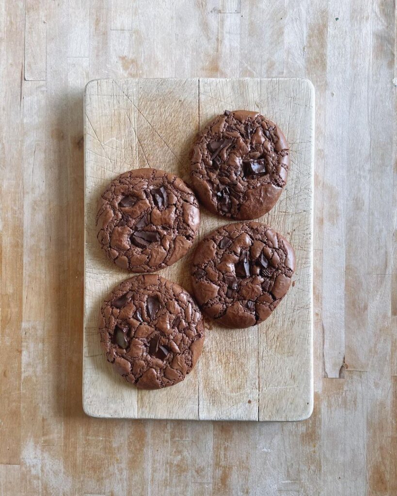Cookies tout chocolat moelleux