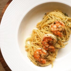 Spaghetti crevettes super facile