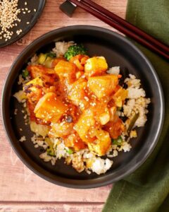 Tofu sauce aigre douce
