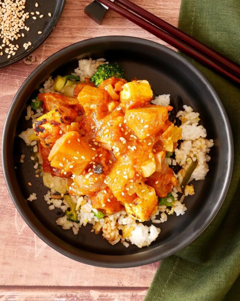 Tofu sauce aigre douce