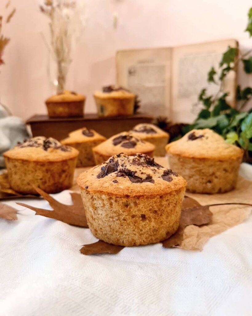 Muffins à la poudre d&rsquo;amandes et pépites de chocolat