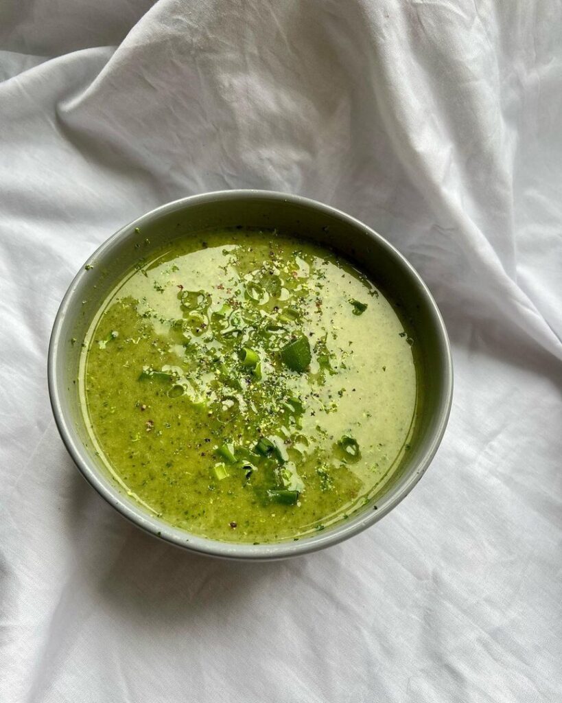 Soupe au brocoli & gingembre