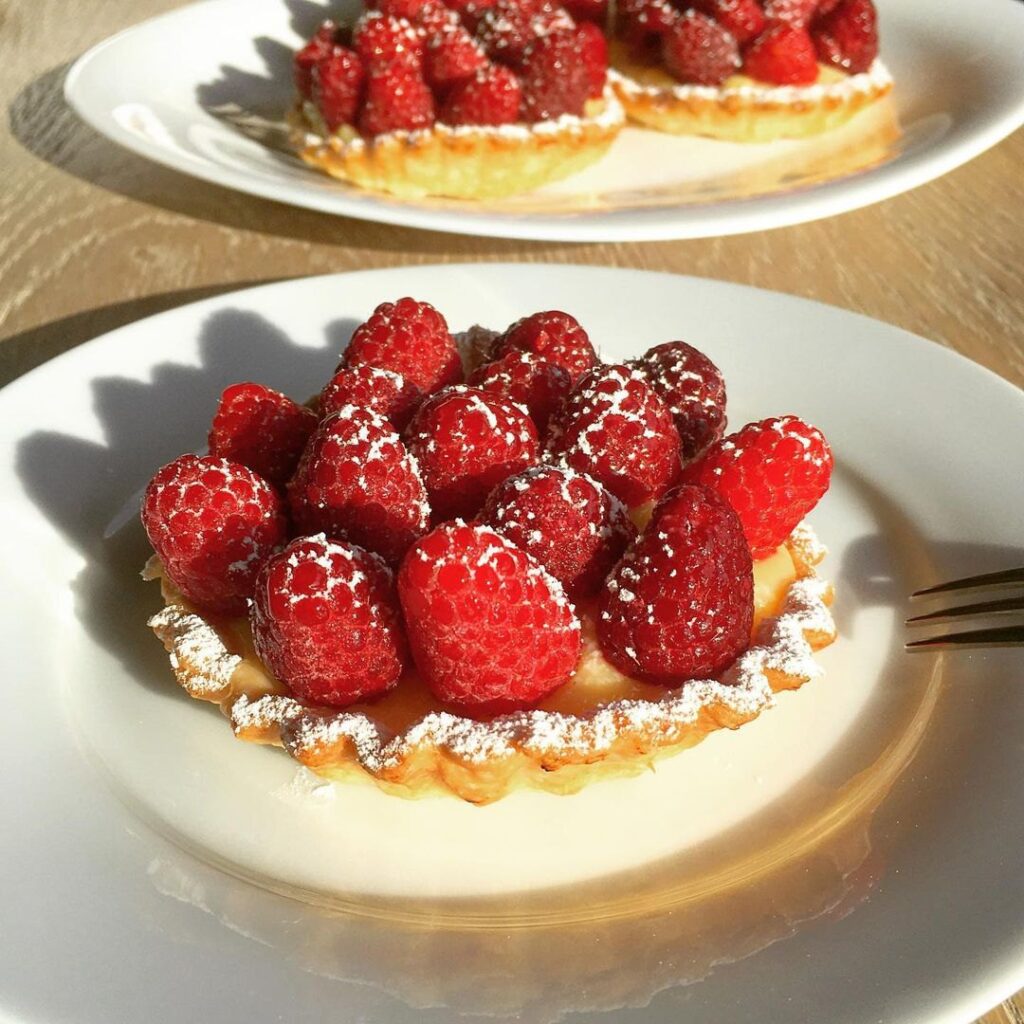 Tartelettes aux framboises