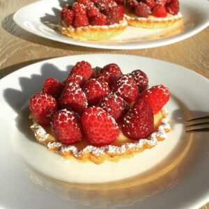 Tartelettes aux framboises