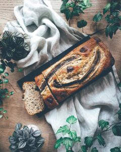 Banana bread au chocolat à l&rsquo;anis et au rhum