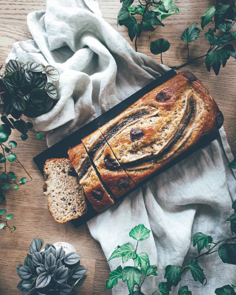 Banana bread au chocolat à l&rsquo;anis et au rhum