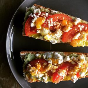 Tartines à l’avocat