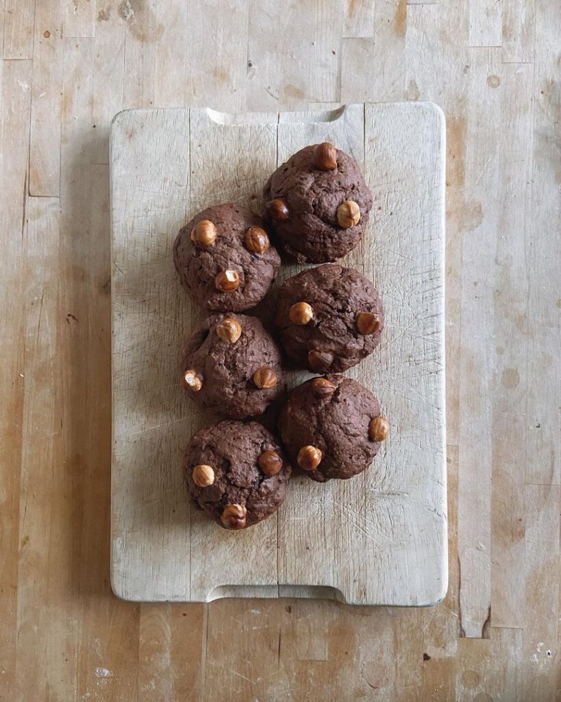 Muffins choco-noisettes