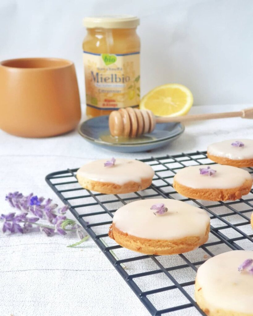 Sablé au miel citron – lavande