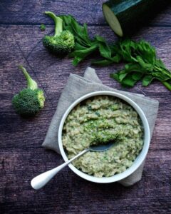 Risotto aux brocolis et à la courgette Risotto aux brocolis et à la courgette