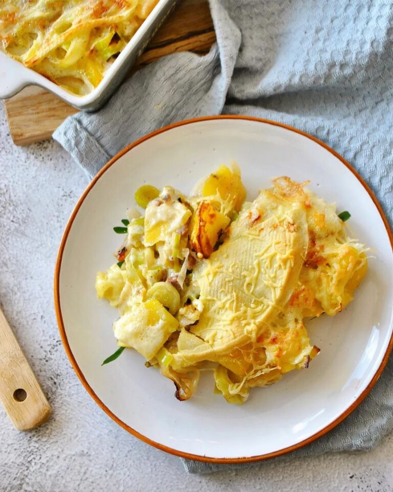 Tartiflette aux poireaux Tartiflette aux poireaux