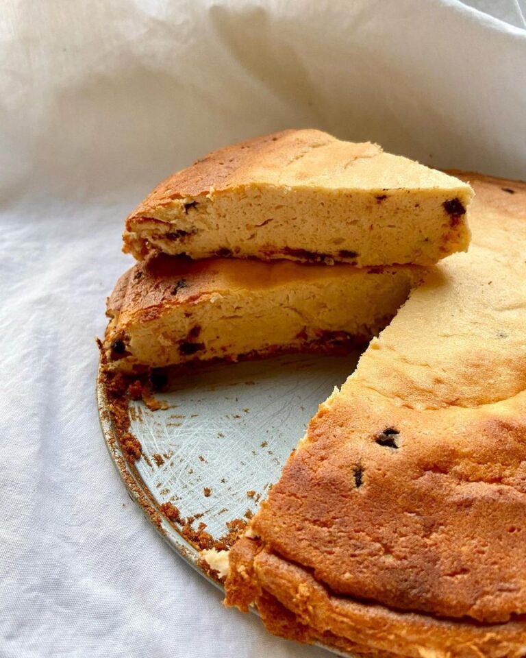 Gâteau Skyr, noix de coco & pépites de chocolat Gâteau Skyr, noix de coco & pépites de chocolat