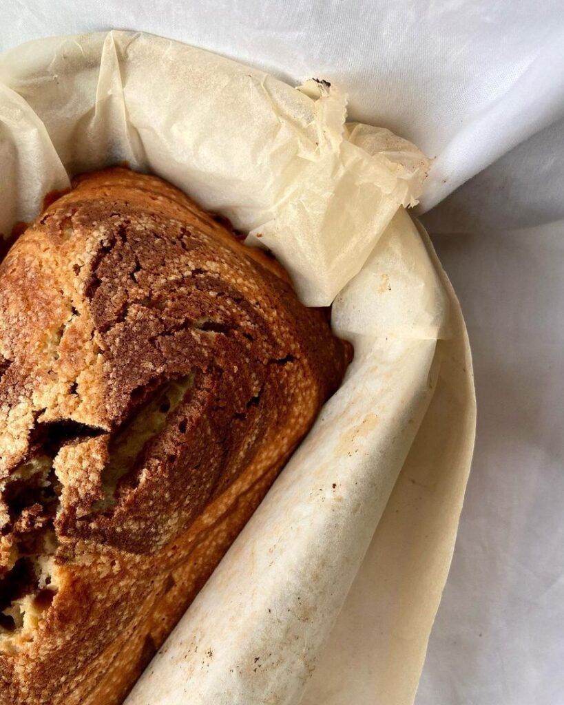 Cake marbré au cacao