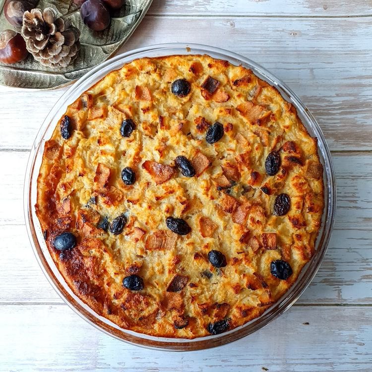Pudding aux raisins secs