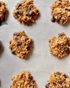 Cookies aux flocons d&rsquo;avoine et à la banane