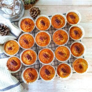 Mini cakes aux noix de pécan et sirop d&rsquo;érable