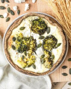 Mini quiche brocolis et chèvre