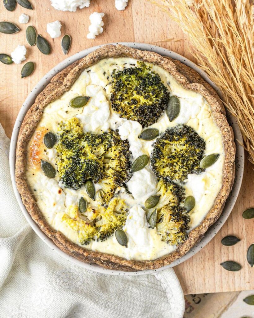 Mini quiche brocolis et chèvre