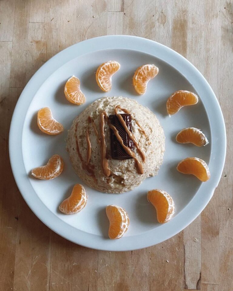 Bowl cake au son d&rsquo;avoine et banane