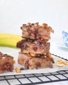 Banana-bean brownie