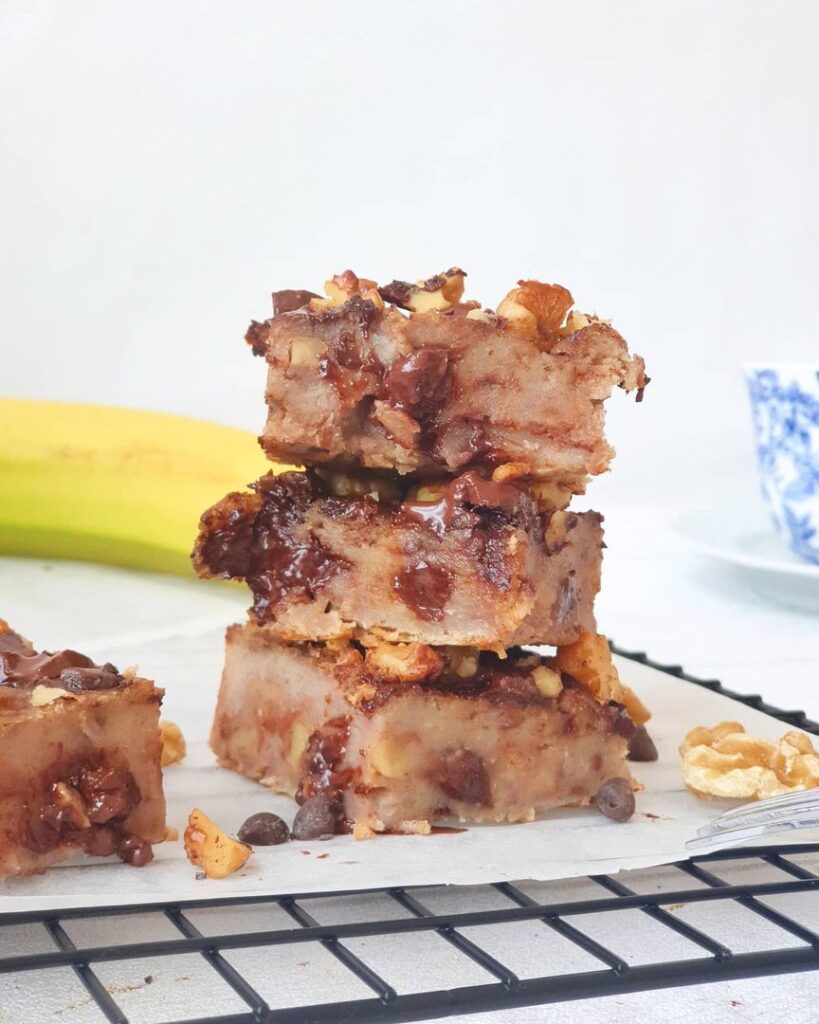 Banana-bean brownie