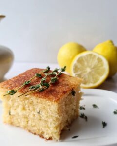 Gâteau thym & citron Gâteau thym & citron