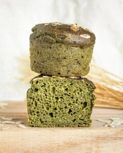 Muffins moelleux amandes et matcha