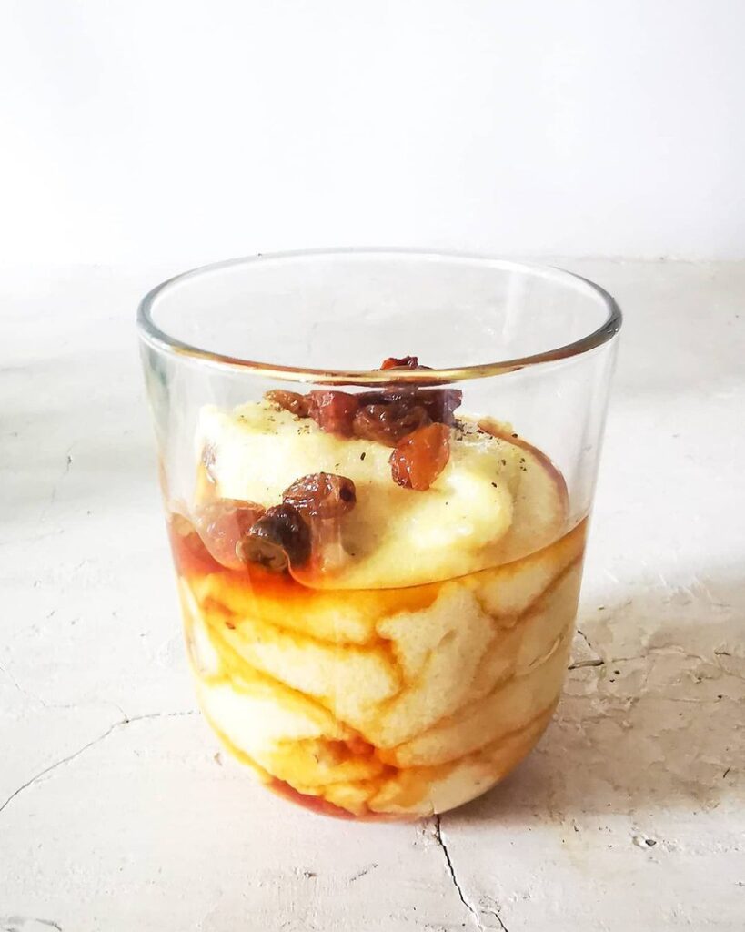 Semoule rhum raisins