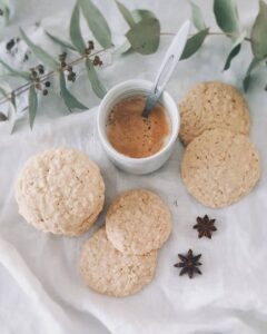 Biscuits à la cannelle et aux flocons d&rsquo;avoine