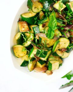 Courgettes rôties