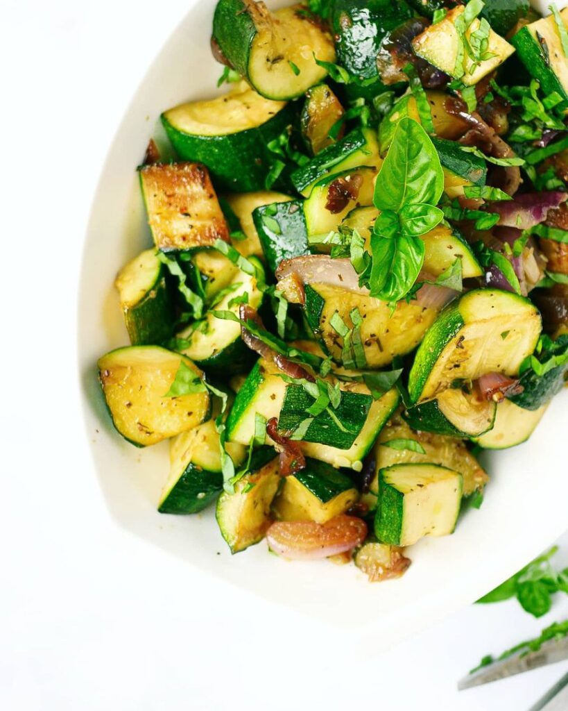 Courgettes rôties