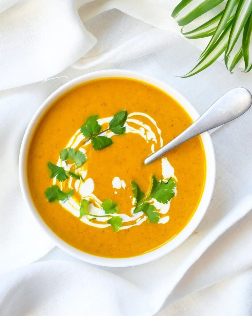 Soupe au curcuma