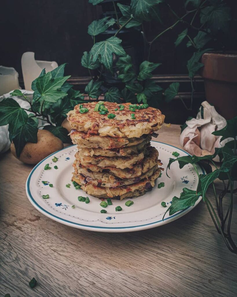 Galettes de pommes de terre au fromage
