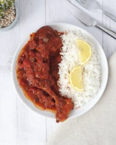 Poulet façon basquaise