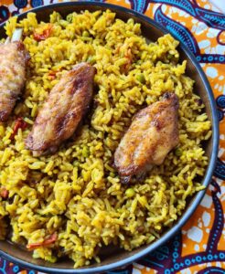 Riz pilao au poulet