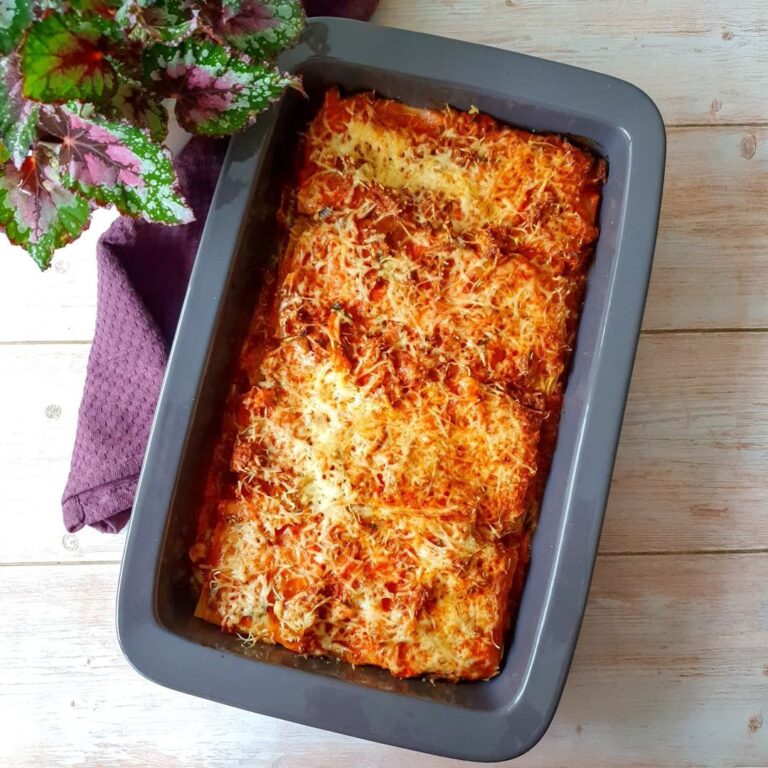 Lasagnes végé aux poivrons et courgettes