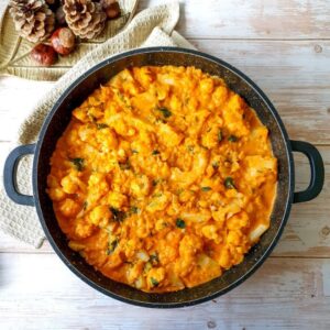 Dahl de chou-fleur et lentilles corail