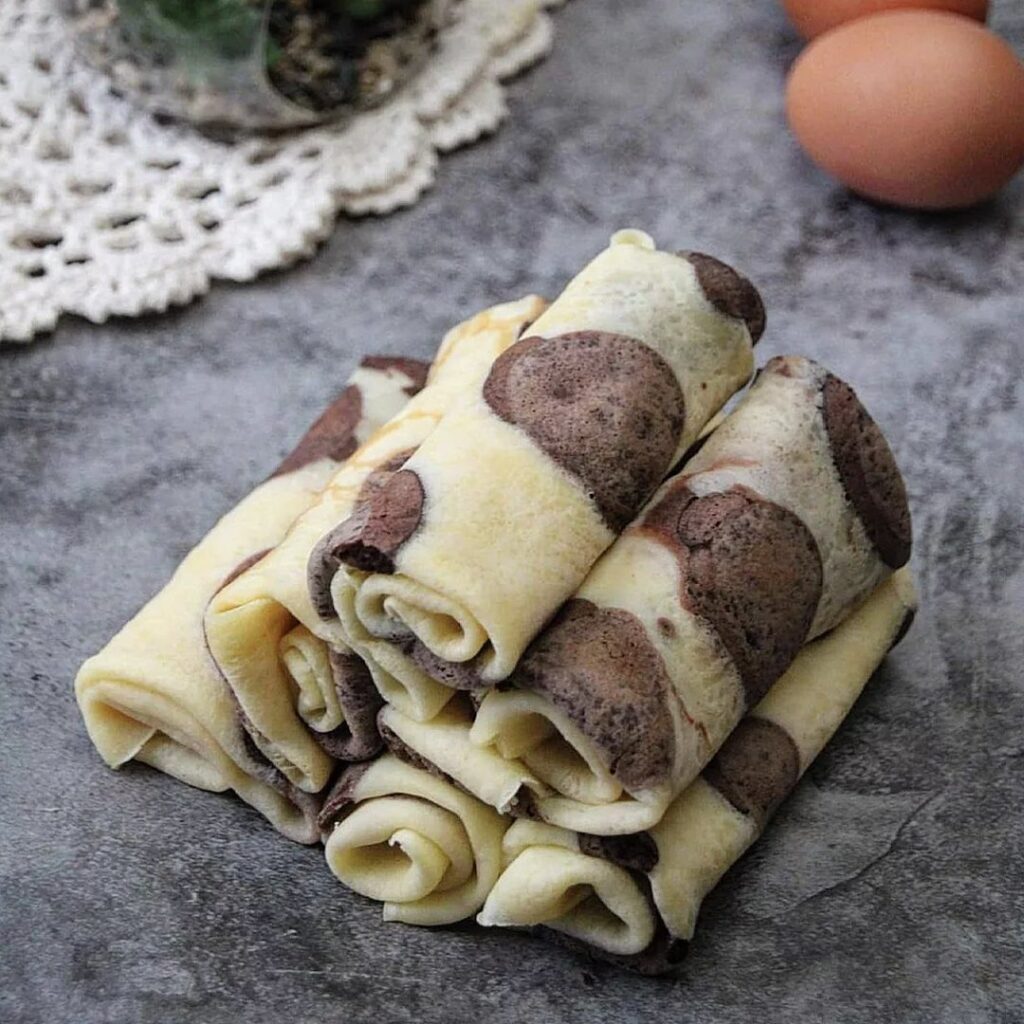 Crêpes léopard