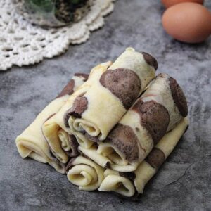 Crêpes léopard
