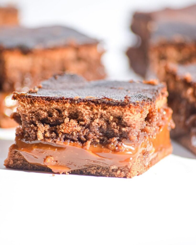 Peanut Butter Fudge Stuffed Brownie