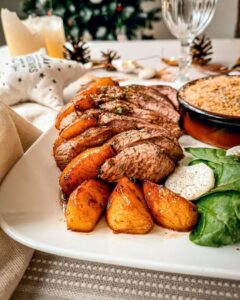 Filets de canard au miel et patate douce