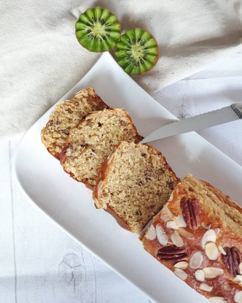 Pecan banana bread