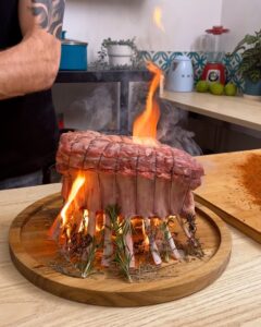 Kebab de chuletas de cordero!