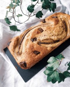 Bananabread aux pépites de chocolat